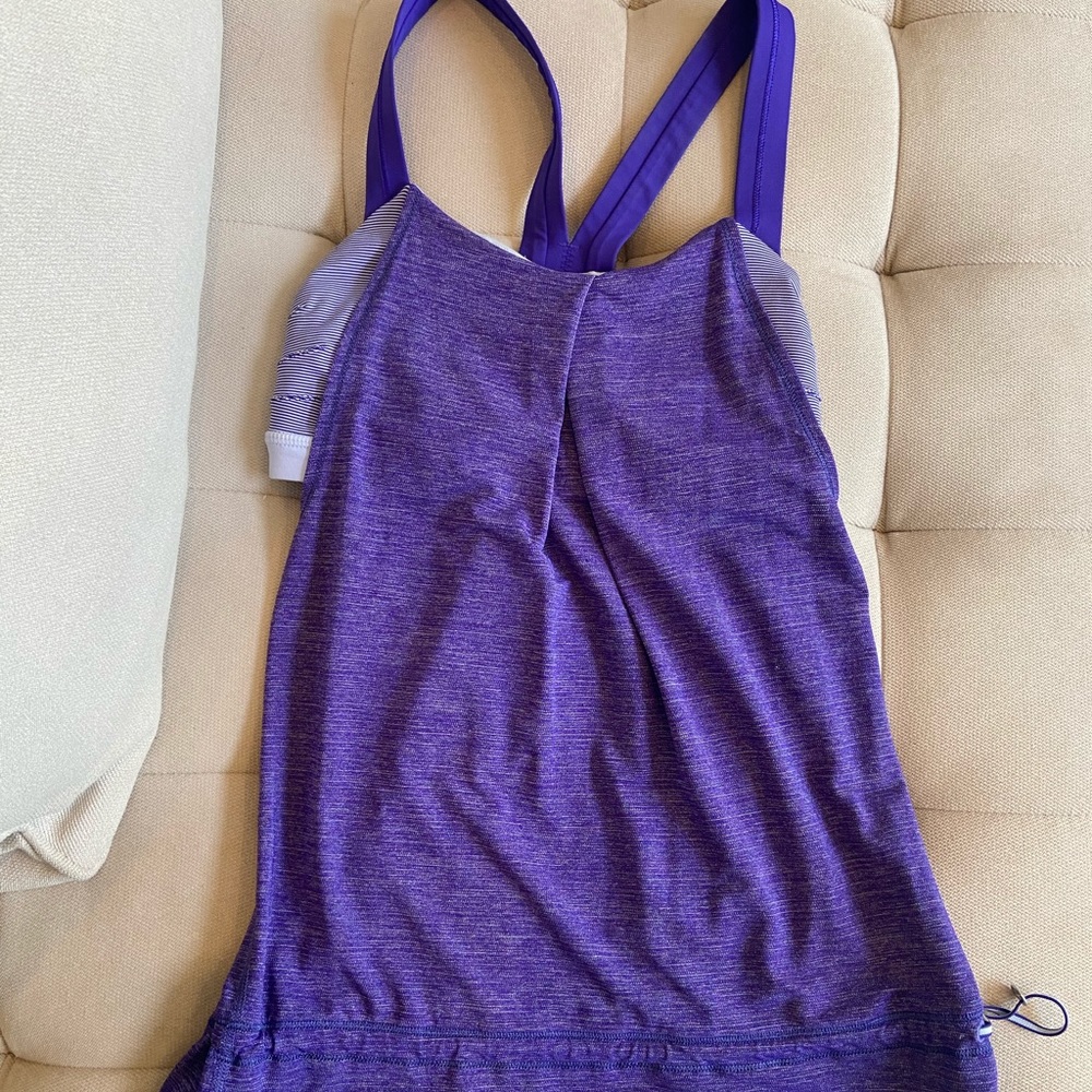 Purple Lululemon Rest Less Tank - Picture 2 of 5